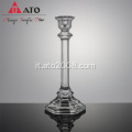 Candestichi di candele trasparenti in vetro Candlesticks